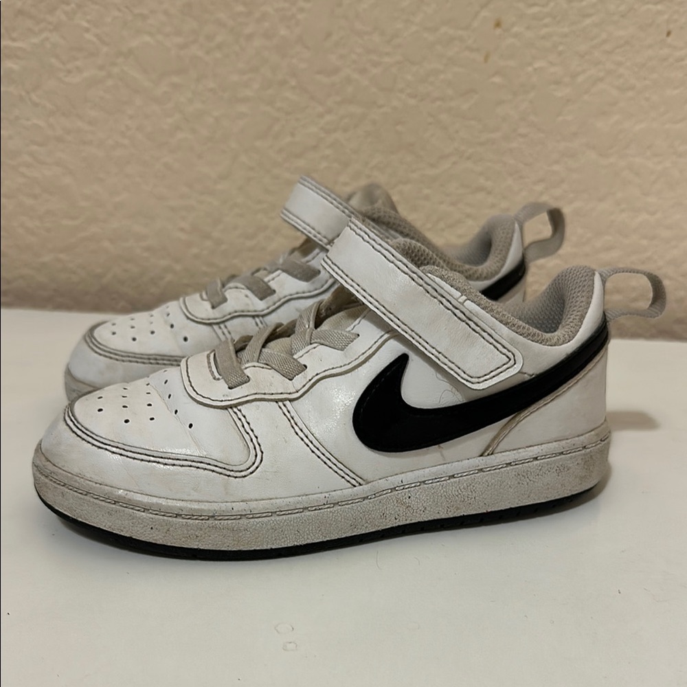 Nike Kids White and Black Sneakers
